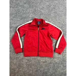 Nike Toddler 4T Red Track Jacket White Stripe Full Zip Athletic Logo